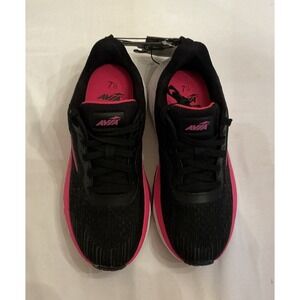 Avia Women's Gel Running Shoes Black Pink Mesh Athletic Sneakers Sz 7.5  Comfort